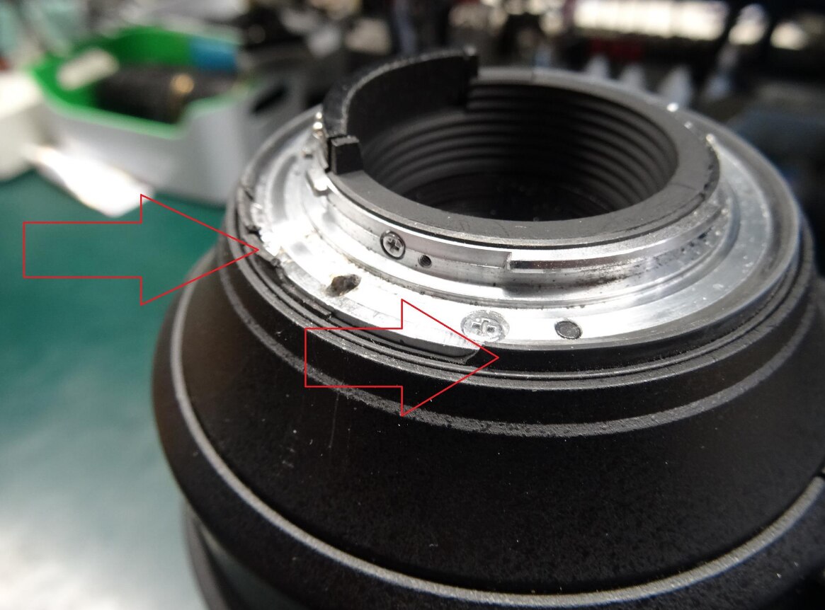 For NIKKOR AF-S 200-500 5.6E Rear Rubber Ring For Nikon 200-500mm F5.6E ED VR Repair Spare Part