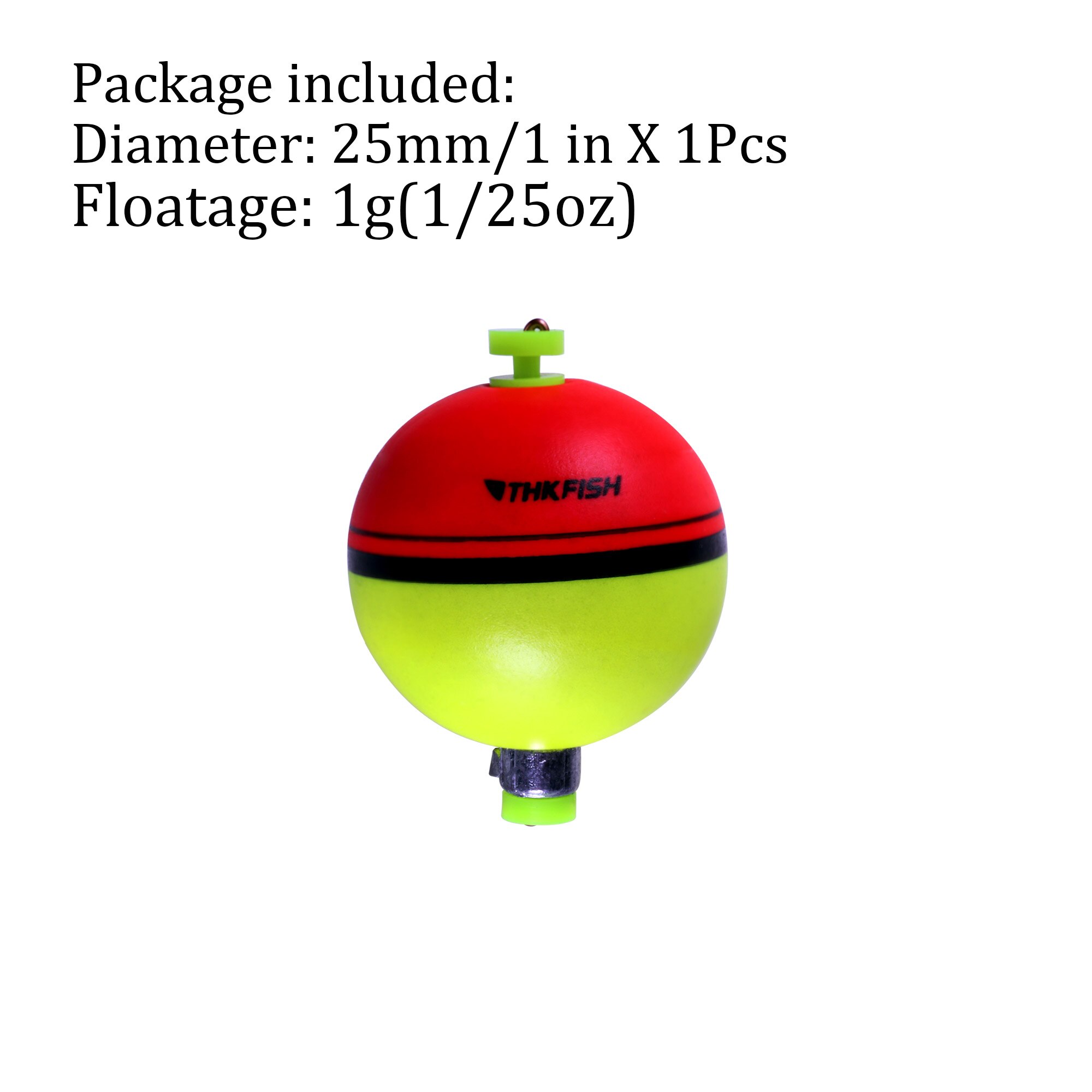Flotador de pesca de goma EVA, 1g, 10g, 18g, flotador de espuma de bola redonda, aparejo de pesca de flotabilidad,: 1g Foam Float