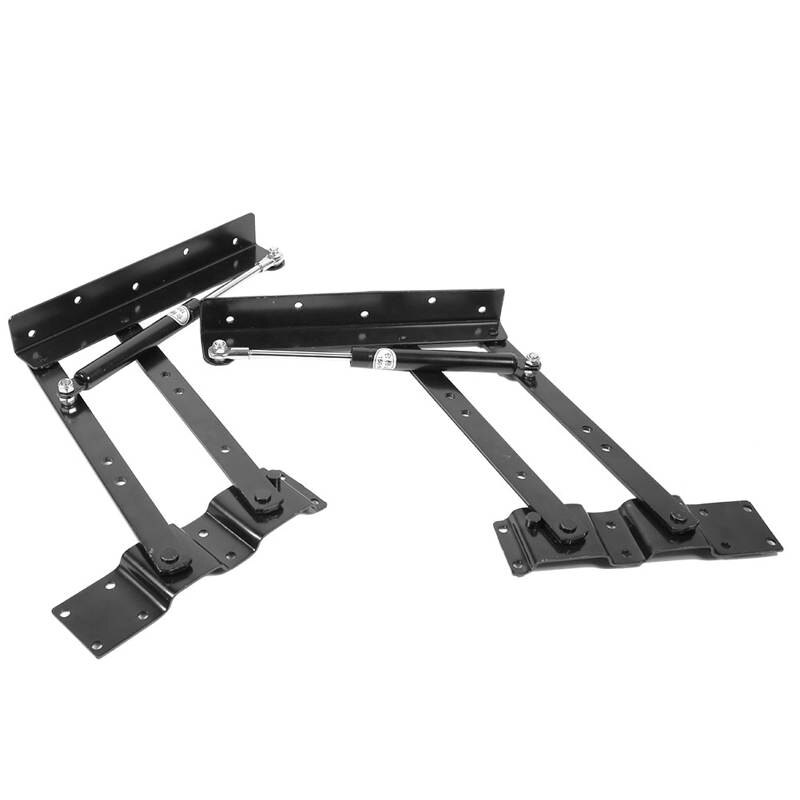 2PCS Practical Lift Up Coffee Table Lifting Frame Mechanism Hardware Top Lifting Frame Furniture Living Room Table Racks