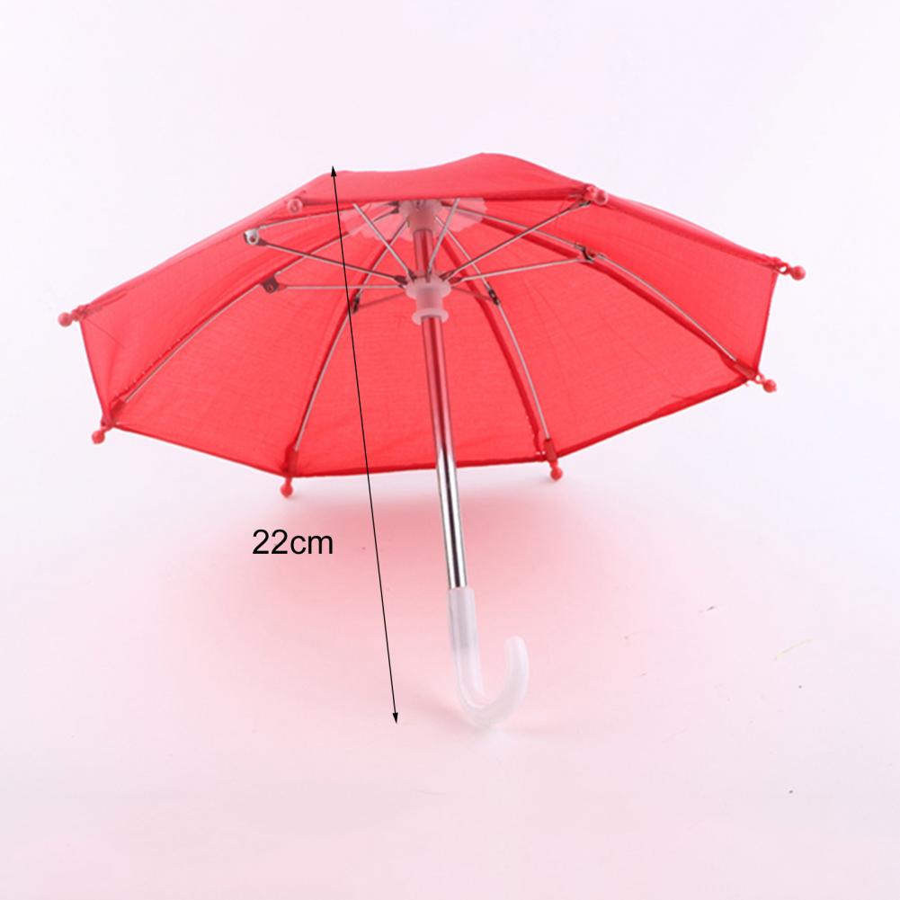 Mini Toy Umbrellas Doll's Toys Girls Doll Accessory Rain Umbrella Play Toy Photography Prop Cute Dollhouse Miniature Umbrella