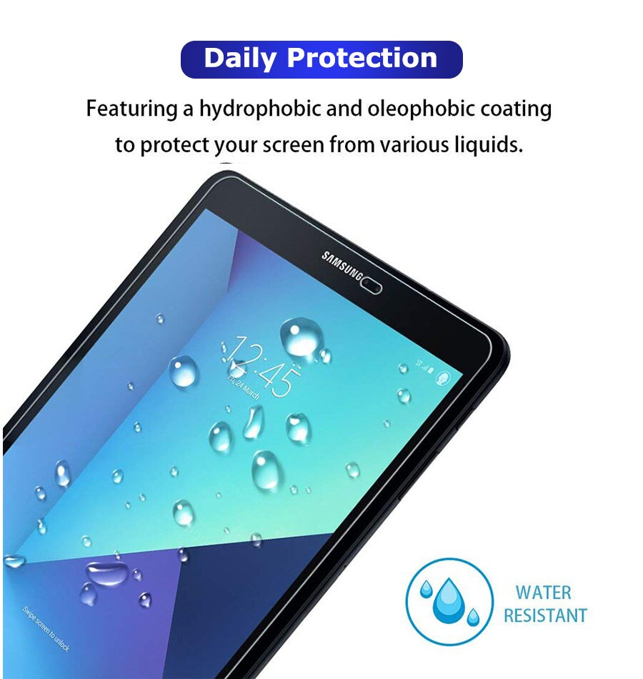 Vidrio protector de pantalla para Samsung Galaxy Tab S2 S3 9,7 pulgadas SM-T810 T815 T817 T819 T820 SM-T825 T829 película de vidrio templado