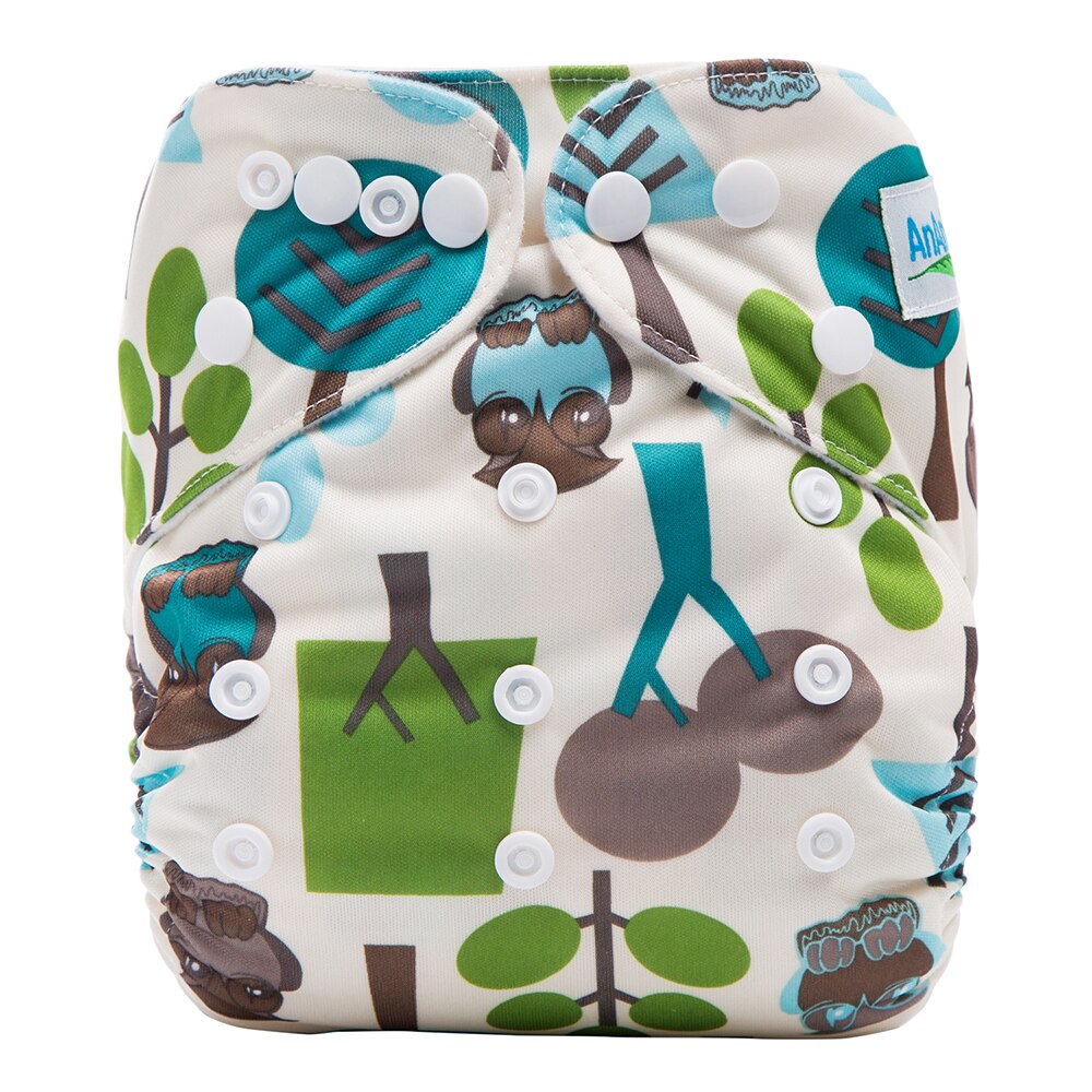 Prefold Återanvändbara Bomullsblöjor Ananbaby - Andningsbar, 3-15kg