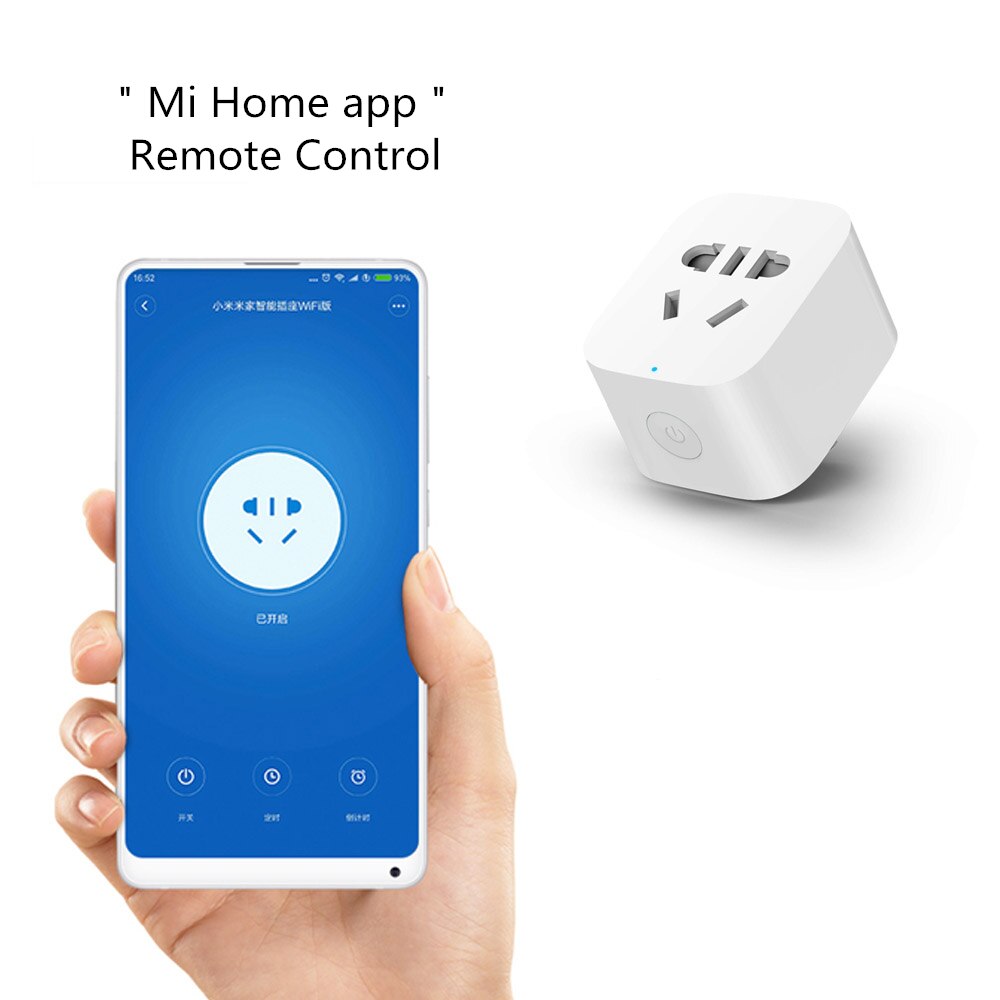 Original Xiaomi MiJia Mi Smart Power Socket Plug Basic Wireless WiFi APP Remote Control Timer Switch Powercube WiFi version