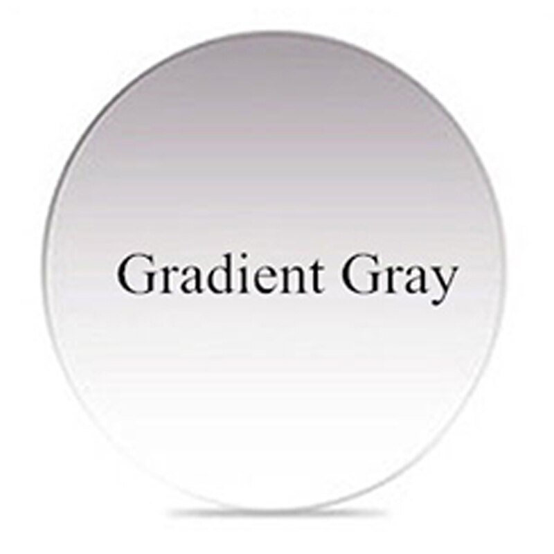 1.61 Index Single Vision Aspheric Gradient Lens Prescription Myopia Presbyopia Eye Glasses Lens Anti-Reflective UV400 RS610: Gradient Gray