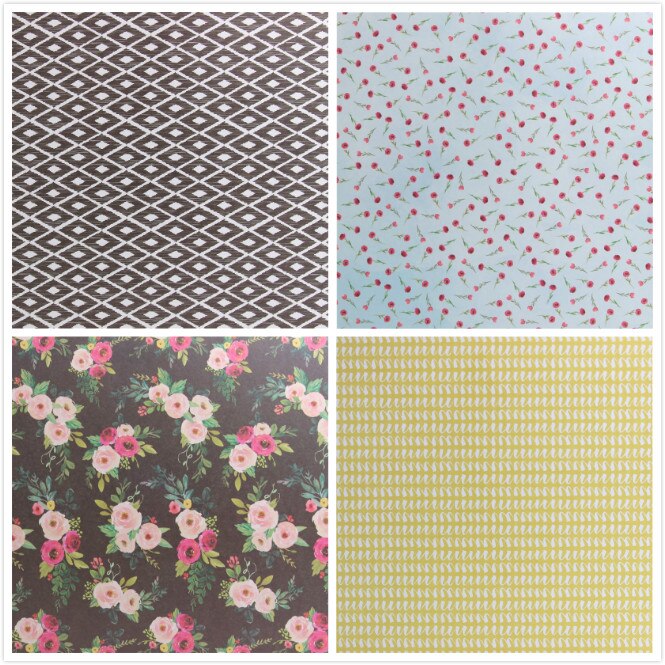 Kscraft 12 st 6 " enkelsidig tryckt i det speciella dagmönster papercraft konst papper handgjorda scrapbooking kit set bok