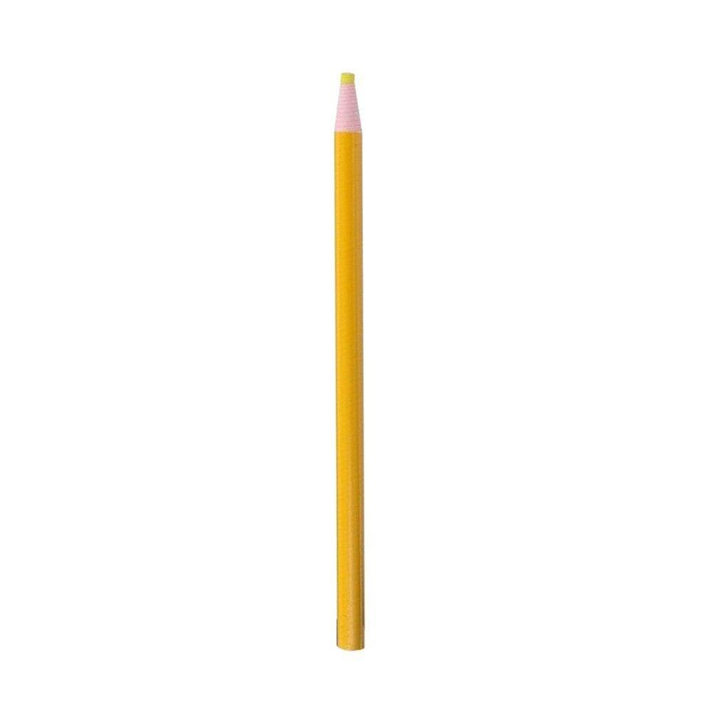 1 pçs corte-livre costura lápis de giz do alfaiate tecido lápis de costura lápis acessórios de vestuário para costura alfaiate giz marcador o4e1: yellow