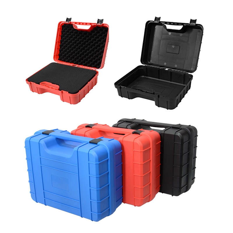 Veiligheid Instrument Gereedschapskist ABS Plastic Toolbox Tool Case Slagvast Veiligheid Case Koffer Toolbox Apparatuur Camera Case