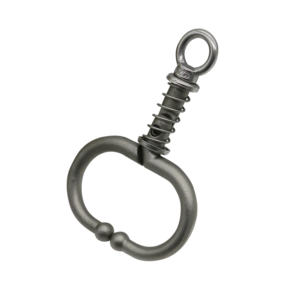 Pinzas automáticas de acero inoxidable para muelles de vaca, 1 Uds., herramientas de encuadernación para ganado, pinzas para la nariz, aro de ganado