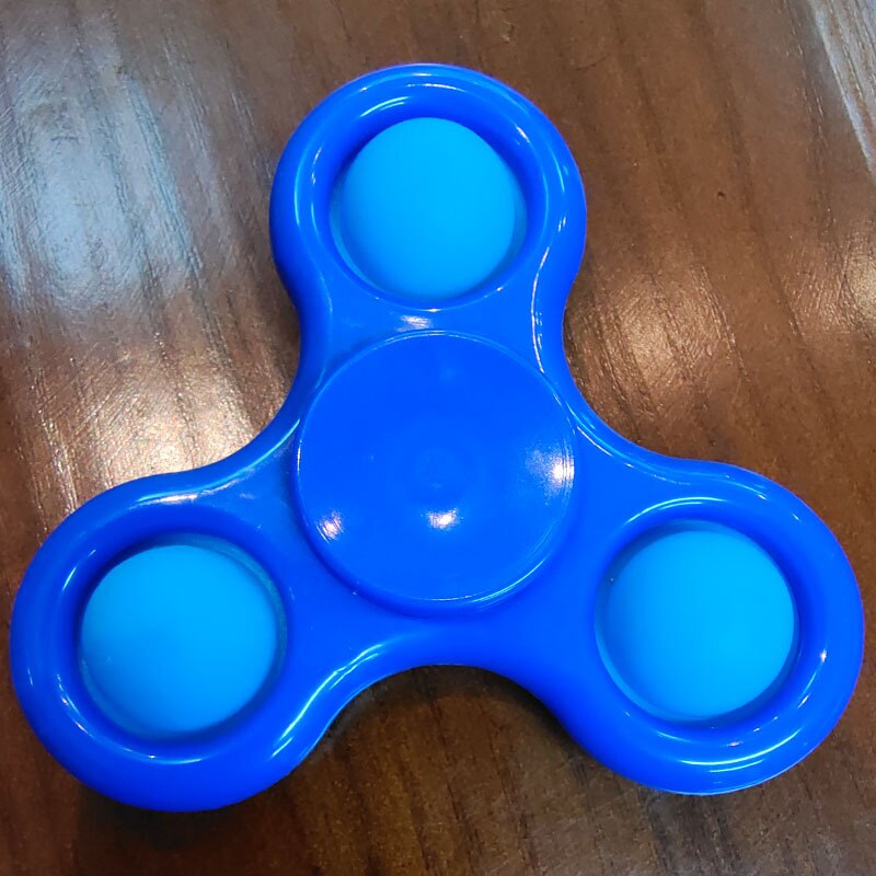 Toys Fidget Sensory Pop It Toy push pop bubble key chain spinner simple dimple popit fidget toy: 7