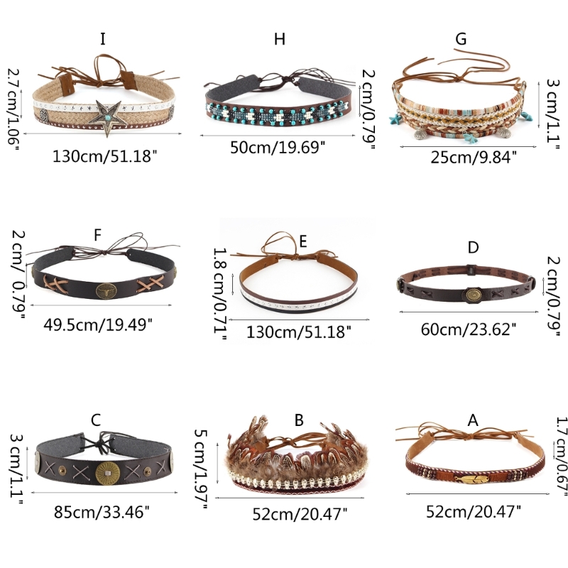 Cowboy Hat Band DIY Nativo Americano Hat Band Western Hat Belt Studded Hat Band Western Beaded Hat banda Hat Band