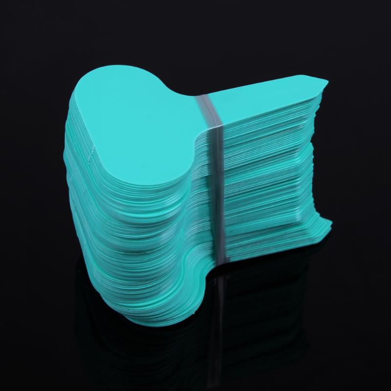 100Pcs Plastic Plant Labels Mark T-type Plastic Nursery Garden Reusable Plant Flower Tag Label Flower Thick Tag 4 Color: Green