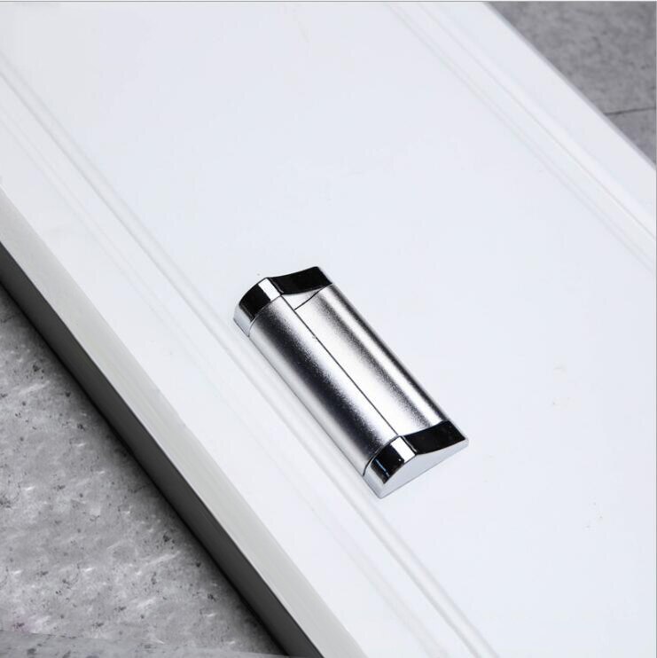 Tatami Handvat Kast Deurklink Gecontracteerd En Moderne Ingebouwde Onzichtbare Handvat Lade Meubilair Gate Handvat: 9781 silver64