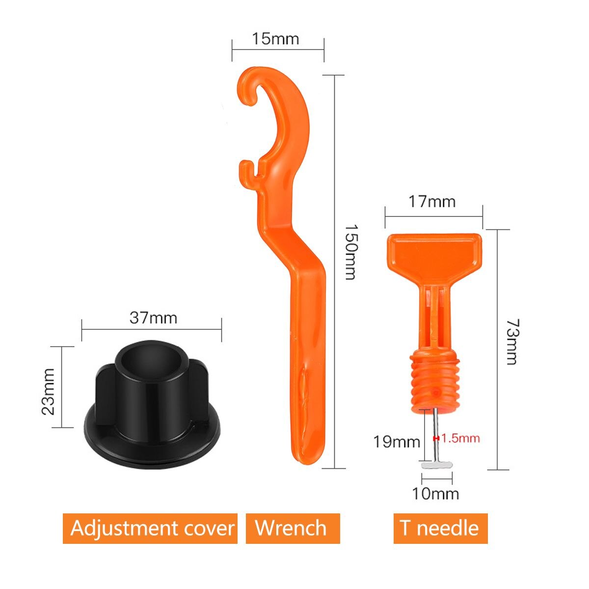 252PCS Tile Leveling System Construction Tool Set Uses Leveling System for Tile Laying Manual Tile Leveling Tools Set