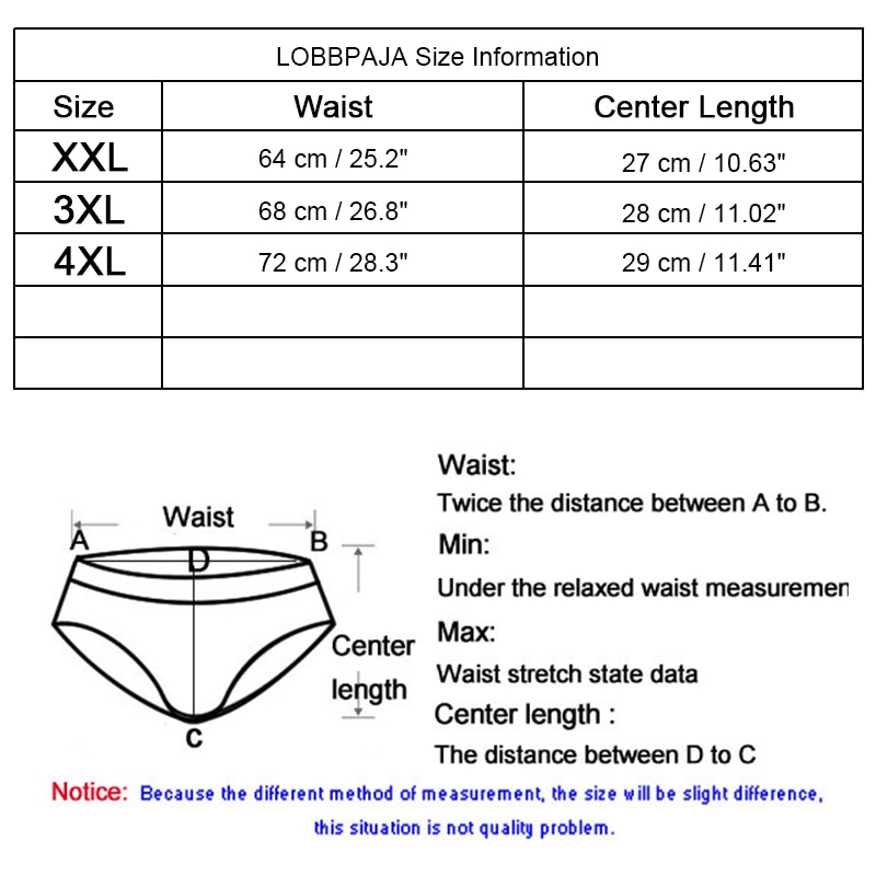 LOBBPAJA Lot 6 PCS Woman Underwear Cotton Plus Size Mid-Rise Geometric Sexy Ladies Mothers Briefs Panties Lingerie For Women