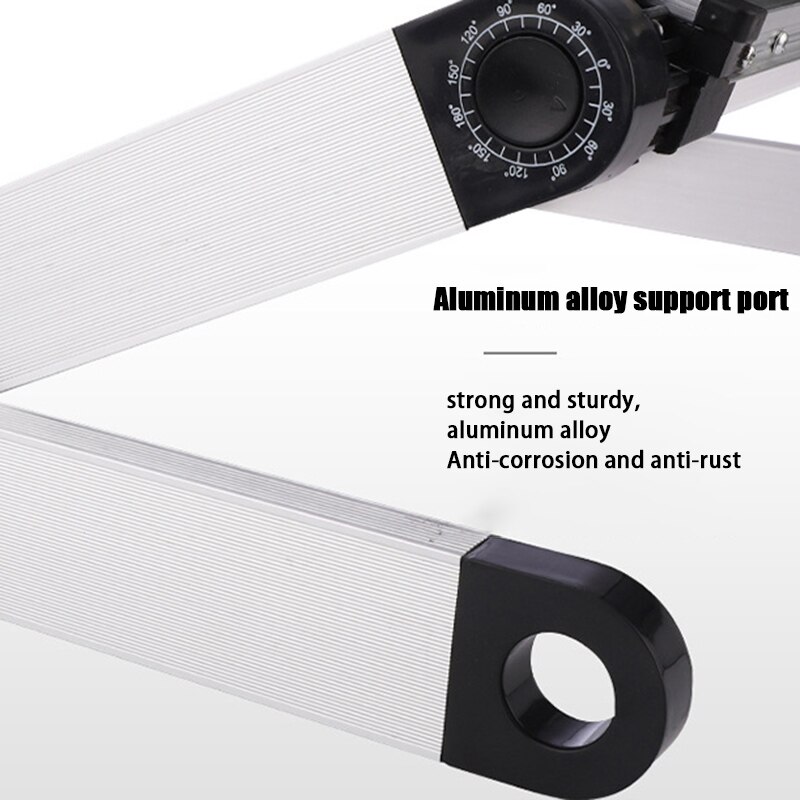 Adjustable Laptop Stand Computer Desk Tablet Notebook Holder Desk Bracket Standing DOM668