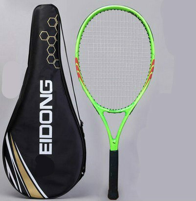 Volwassen tennisracket, enkele opname beginners, hoge school tennisracket carbon mannen en vrouwen algemene opleiding tennisracket: HY02