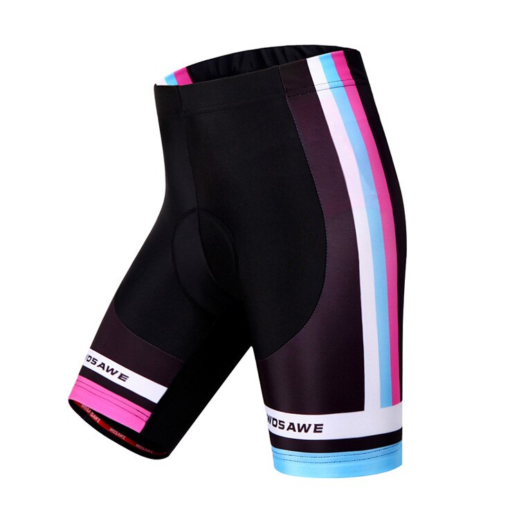 Wosawe kvinner motorsykkel shorts silika gel polstret støtsikker mtb terrengsykkel sykkel shorts undertøy underbukser tights