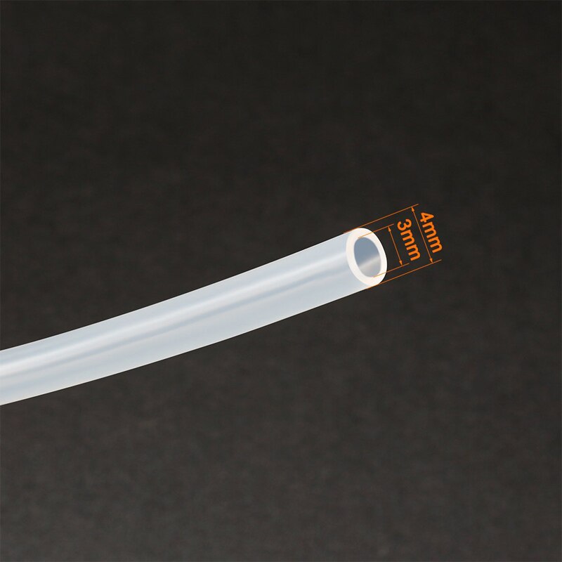 Tubo Flexible de silicona para acuario, manguera de goma transparente de grado alimenticio, diámetro exterior de 3, 4, 6, 8 y 10mm, 1 metro