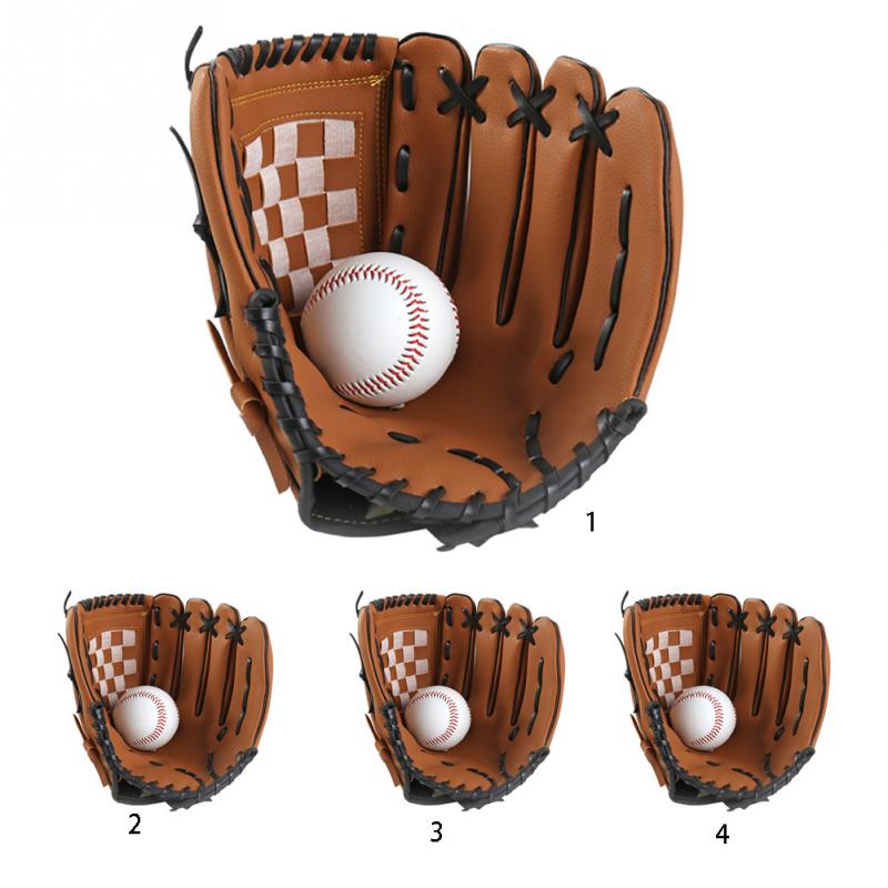 Outdoor Sport Drie kleuren Honkbal Handschoen Softbal Praktijk Apparatuur Grootte 9.5/10.5/11.5/12.5 Linkerhand voor volwassen