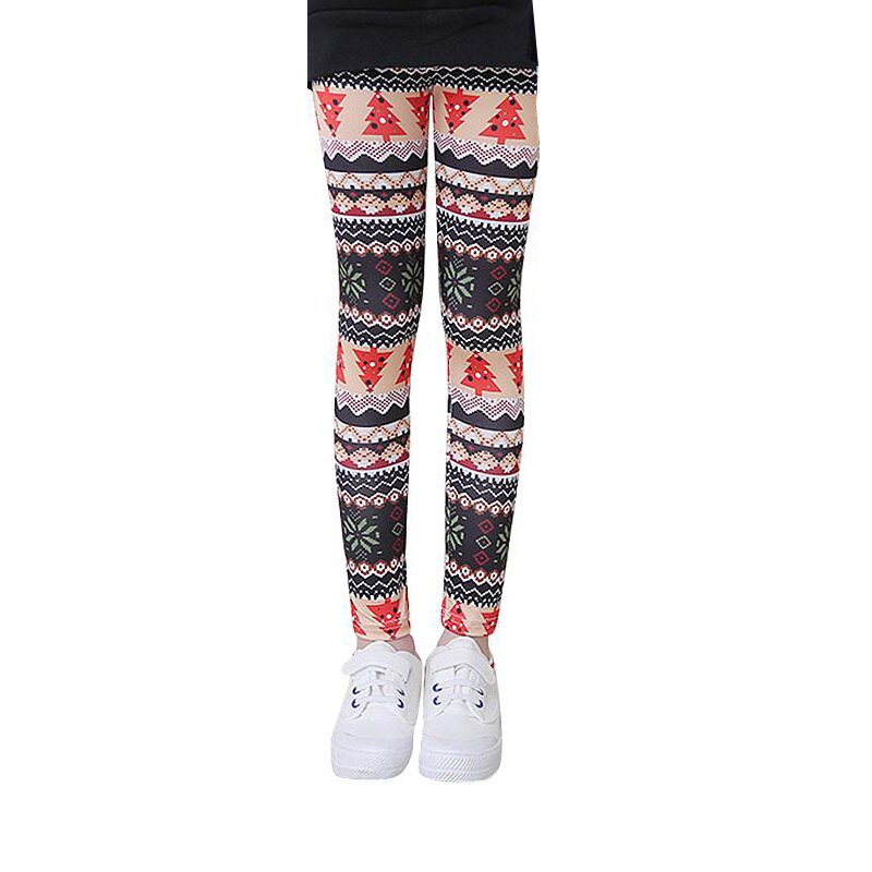 Soft Children Halloween Printed Pantyhose Girls Elastic Waist Warm Stockings Breathable Pantyhose Spring Autumn Leggings 4-7Y: L