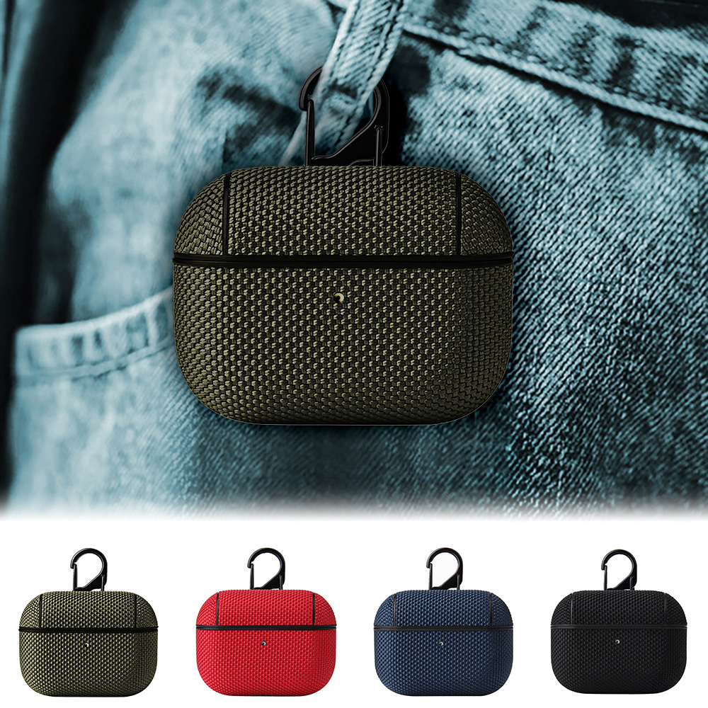 Anti-kratzen Nylon Schutzhülle Für Apfel Airpods Profi Bluetooth-kompatibel Kopfhörer Tragen-beständig Abdeckung Für Airpods Profi 2 1