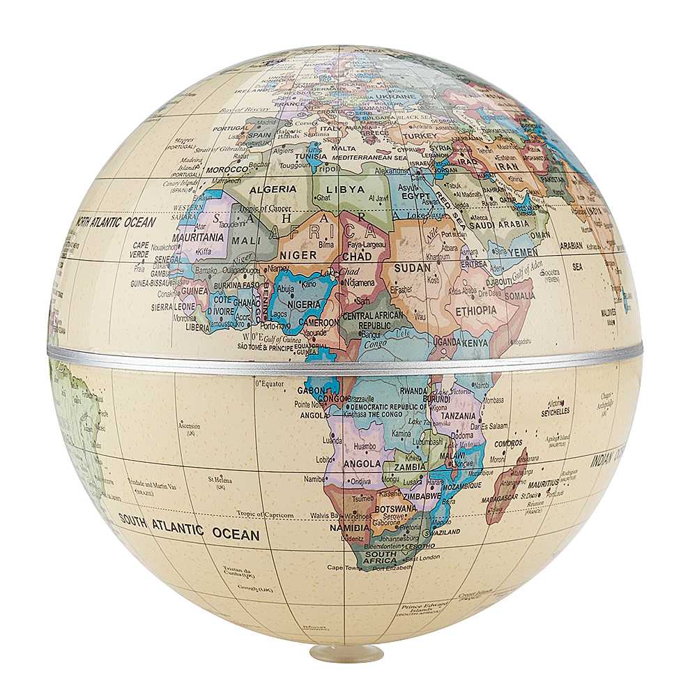 Solar Automatic Rotating Globe World Earth Ocean Map Ball Geography Learning Educational Beach Ball Kids Educational Supplies