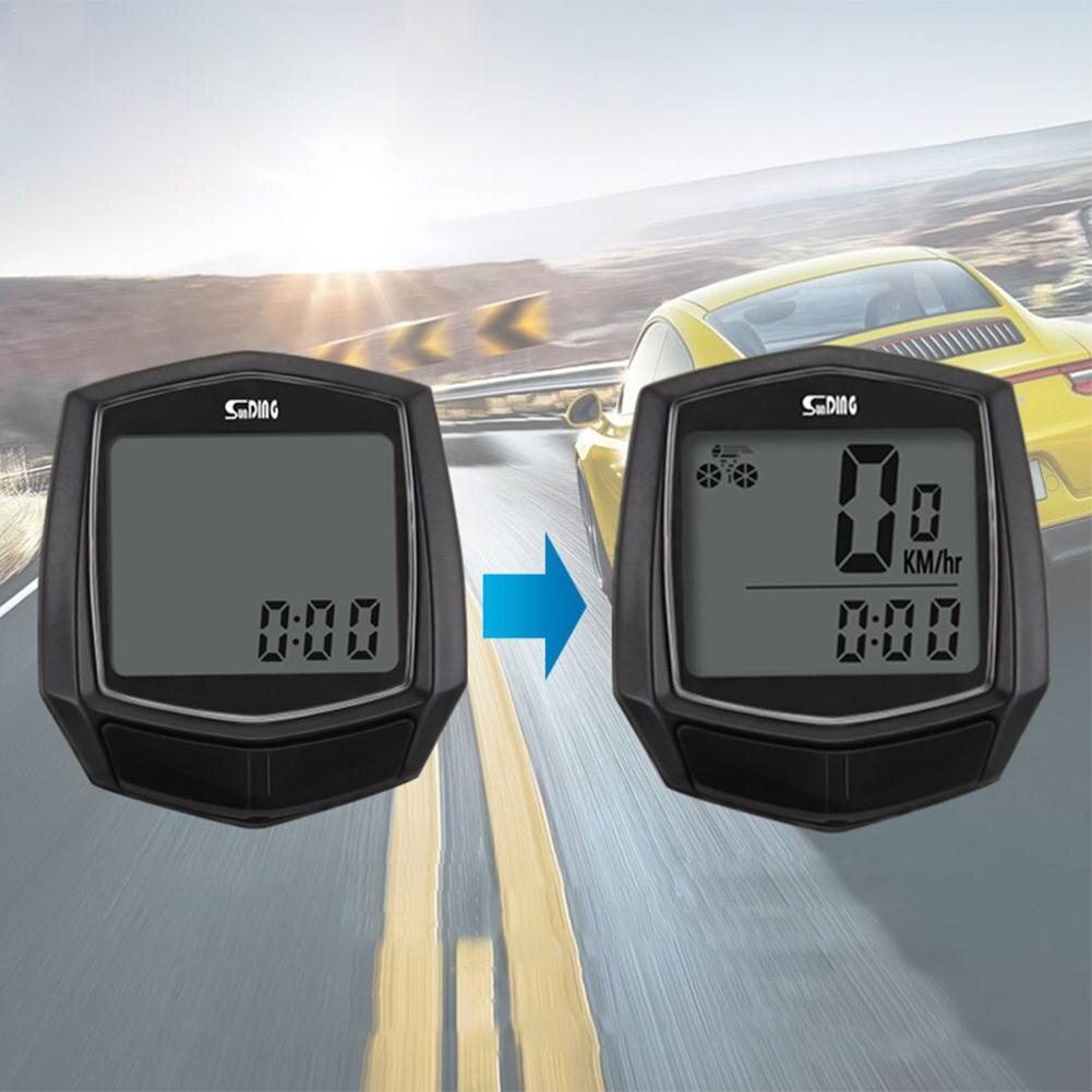 LACYIE Black Rainproof Bicycle Computer Mini Bike Computer Speedometer Digital Odometer Stopwatch Bike Accessories