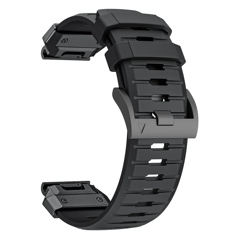 22mm 26mm QuickFit Fluororubber Strap For Garmin Fenix 8 7X 7 6 6X Pro Epix Pro Gen2 47mm 51mm//Fenix 5X Plus Tactix7 Watchband: XXL / 橄榄绿