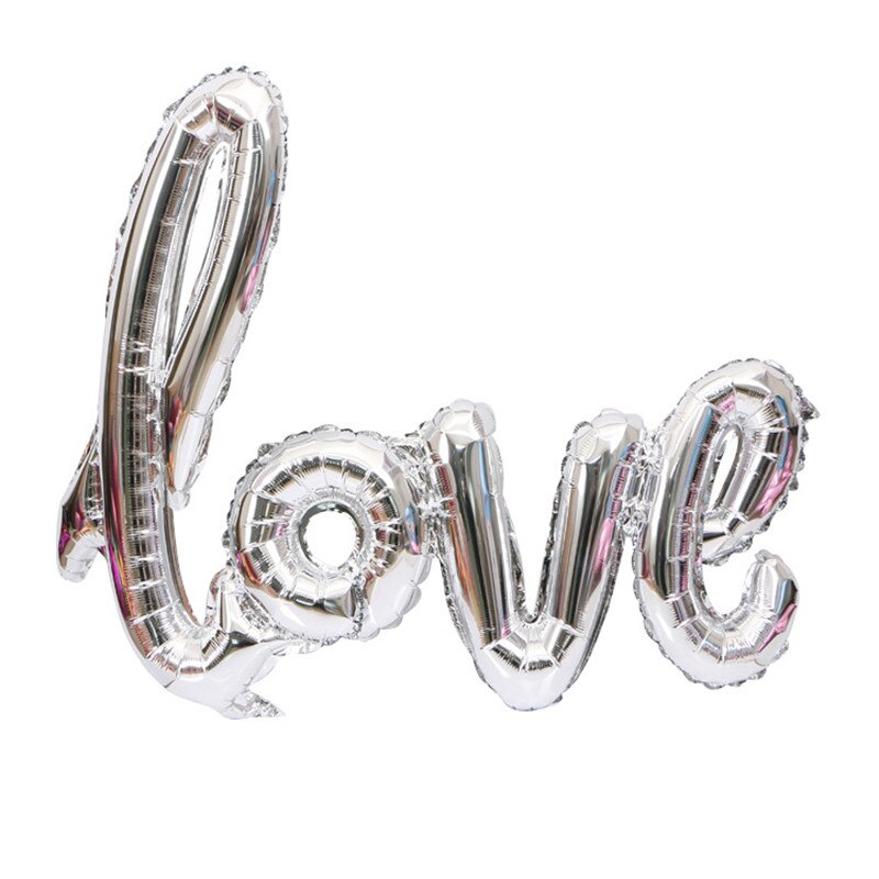 108*64cm store størrelser kærlighedsbrev aluminiumsfolie ballon jubilæum bryllupsfest valentinsdag fødselsdagsfest dekorationsforsyninger