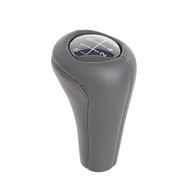 5 6 Speed Car Gear Shift Knob for BMW E46 E90 E91 E92 E93 E30 E32 E34 E36 E38 E39 E53 E60 E63 E83 E84 E87 Lever Stick Accessory: 6 speed leather B