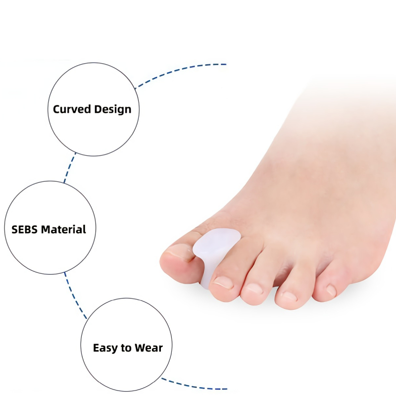 30 Paar Hallux Valgus Gel Bunion Corrector Orthese Voetverzorging Afscheiders Alignment Stijltang Siliconen Grote Teen Beschermer