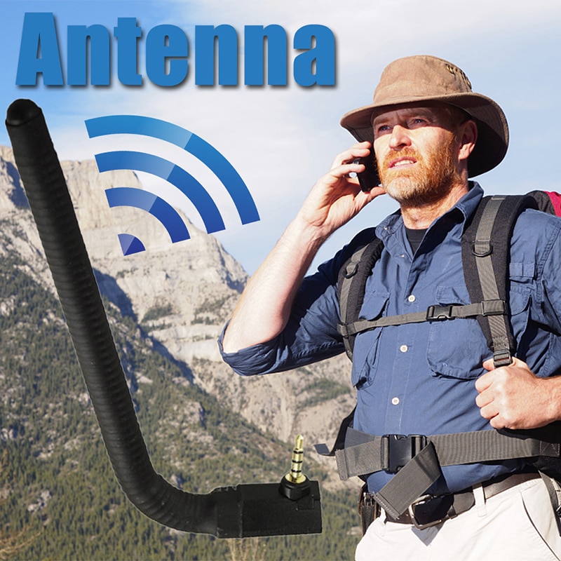 Antena de TV inalámbrica con GPS para teléfono móvil, potenciador de fuerza de señal, 6dbi, 3,5mm, macho, externa, para una mejor transferencia de señal