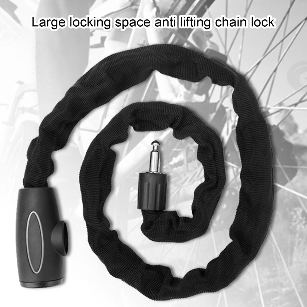 Bicycle Lock Canvas Bike Lock Manganese Steel Folding Good Toughness Bike Chain Lock