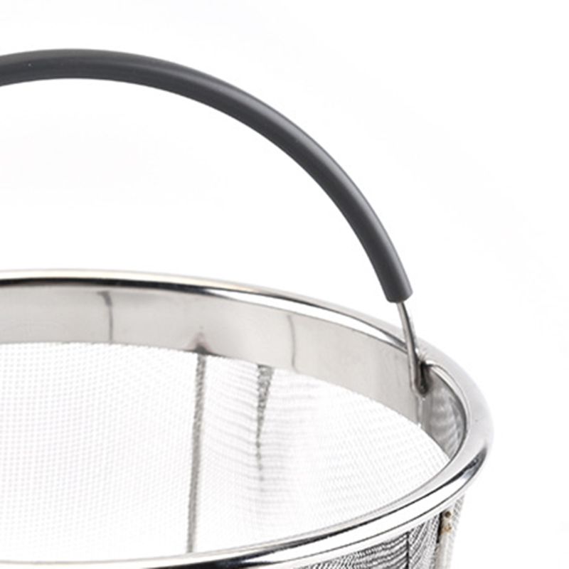 Panier vapeur Pot instantané 304 acier inoxydable panier vapeur crépine avec poignée