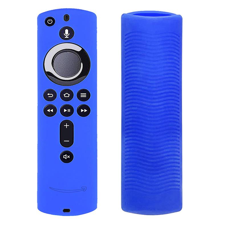 Magic Remote Control Cases Protective Silicone Covers Shockproof Anti Slip Lightweight Skin Case for 5.9 Inch Fire TV Stick 4K: Blue