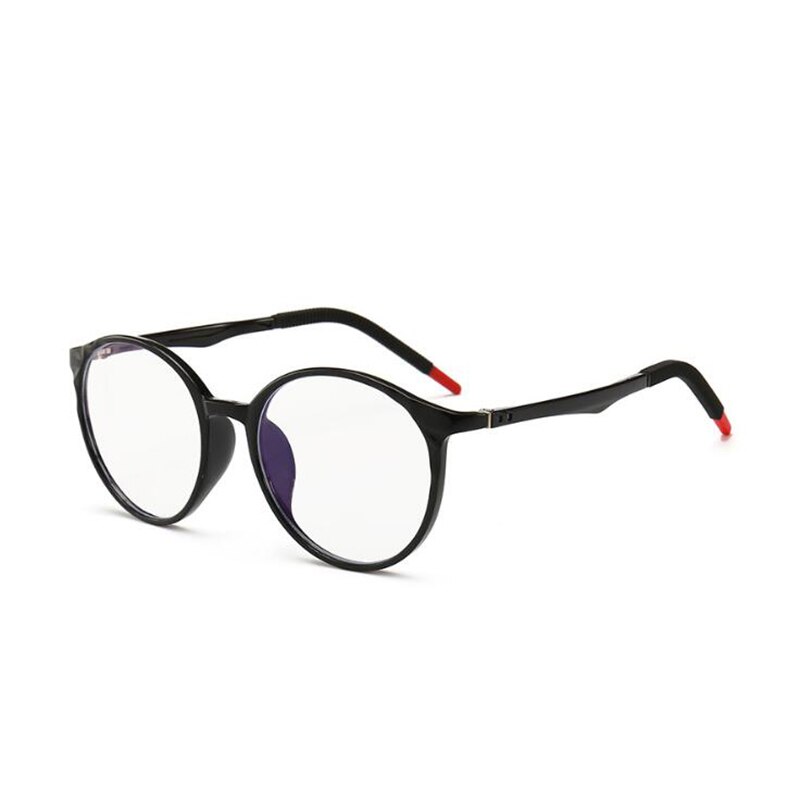 Ggovo Kinderen Anti Blauwe Glazen Meisje Computer Blauw Licht Eyewear Meisje Platte Spiegel Oculos De Sol kid Bril: black