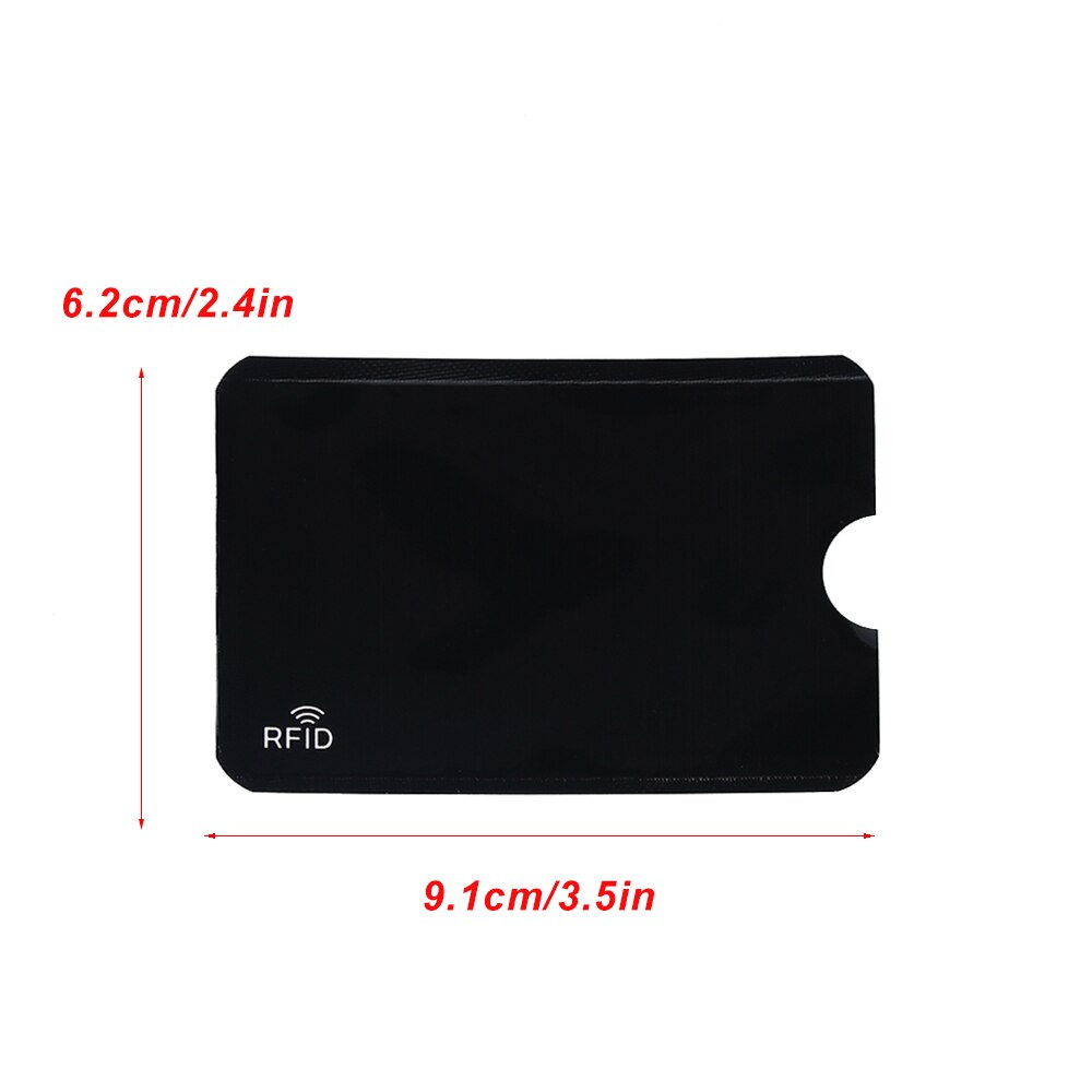 5PCS/Pack Credit Card Holder Protector Blocking Case Bank Card Protect Case Cover Aluminium Smart Safety Anti Theft RFID Wallet