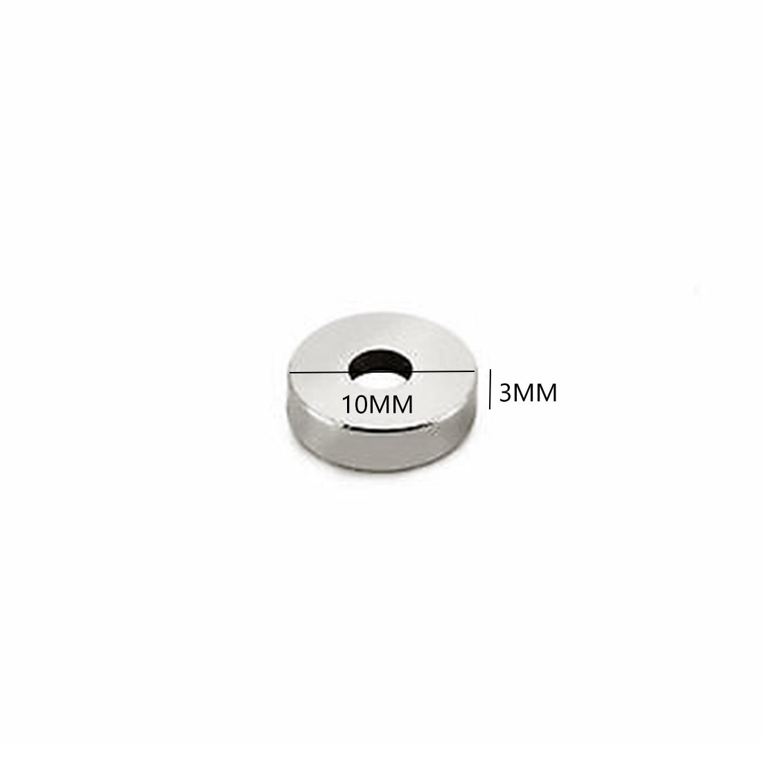 10Mm X 3Mm 10/20/30/50 Stuks Gat 3Mm N35 Ndfeb Ring Neodymium verzonken Magneten 10X3 Super Sterke Aarde Magneet