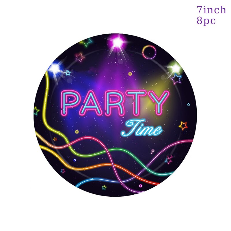 4m Leucht Girlanden Fluoreszierende Geburtstag Papier Banner glühen Party Liefert Nacht Party Foto Requisiten Glücklich Geburtstag Party Dekor: dunkel khaki
