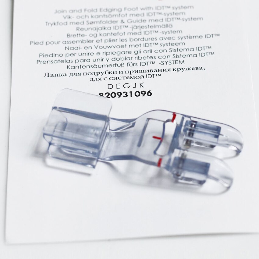 Domestic Sewing Machine Join & Fold Edging Foot #820931096 for Pfaff sewing accessories