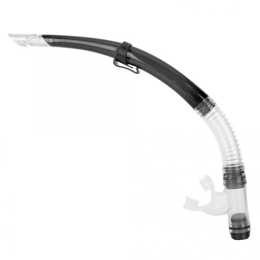 Diving Snorkeling Breathing Tube Half Dry Snorkel Scuba Diving Swimming Snorkel Silicone Air Breathing Tube Diving Equipment: Black