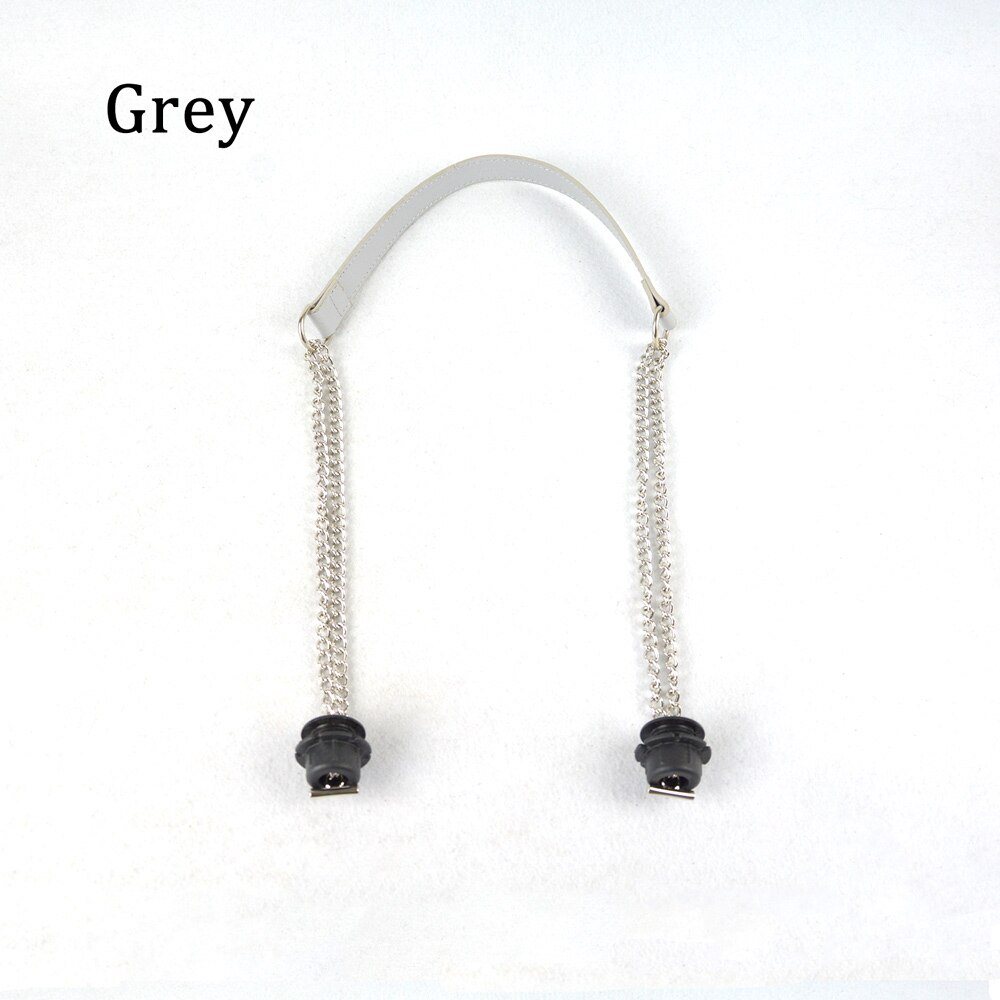 Tanqu 1 Stuk Obag Zilveren Lange Dubbele Ketting Ot T Obag Handvatten Voor Obag Eva O Tas Bakken Vrouwen Tas schouder Handtas: Grey