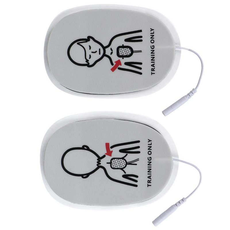 Training Electrode Pads Non Woven Fabric Training Replacement Pads for XFT AED Trainer