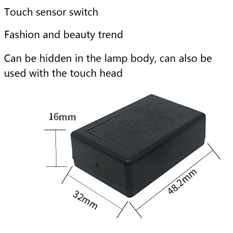 LD-600S Ingebouwde 3 Manier Vinger Touch Dimmer 25 ~ 150W Voor Tungslen Filament Lamp Of 3-25W Led Licht Ingang 220-240V Ac