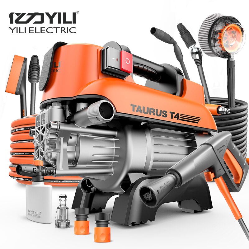 4420G AC 220V induction motor high pressure cleaner portable car washer vehicle washing floor cleaning 1200KW 70-110bar 5L/min