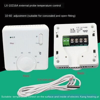 Surface Mounted Electric Heating Controller Electric Heating Film Temperature Controller Underfloor Heating Temperature Control: 5