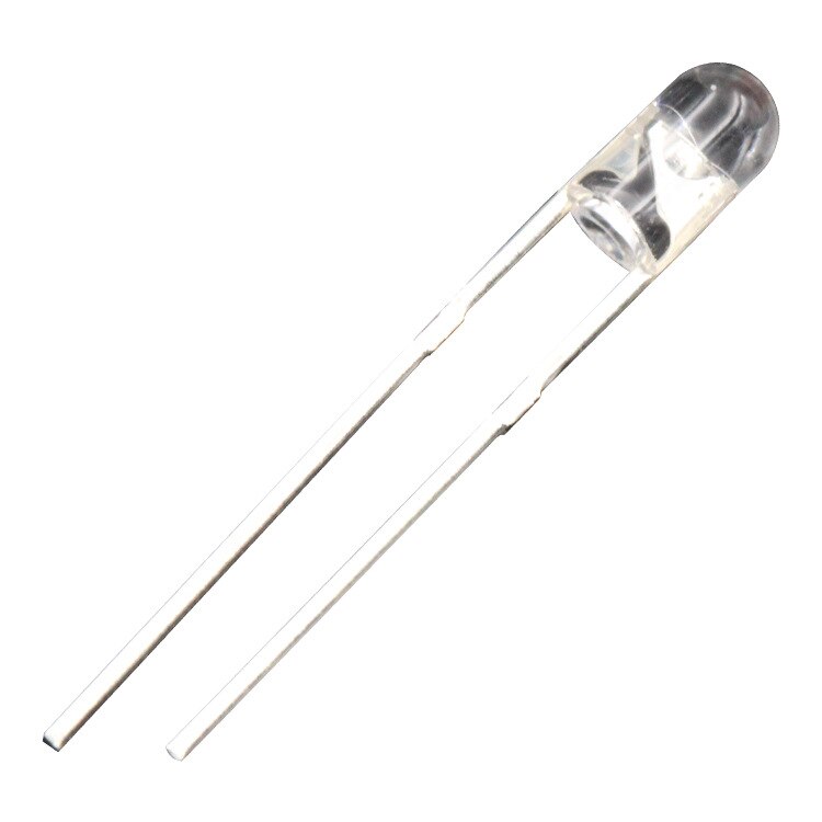 1000pcs/lot 0.06W LED Light Emitting Diode F3/3mm Round Head without Edge Short Leg Clear Lens Light Emitting Diode