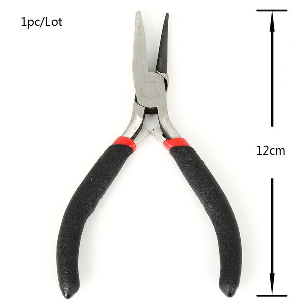 Nuovo Arrivo Nero Rosso Pinze Strumenti di Attrezzature Pinzette Strumenti di Riparazione Catena Cutter FAI DA TE Perline Che Fanno di Riparazione Tool Kit: TQA003-06