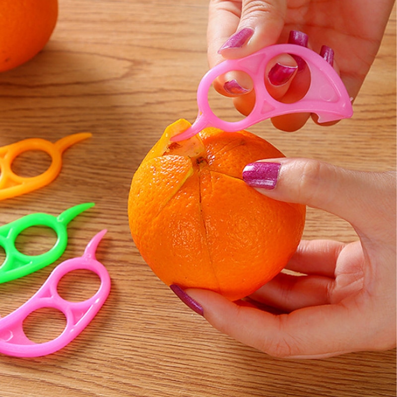 5/Pcs Mini Fruit Dunschiller Oranje Granaatappel Citroen Dunschiller Keuken Peeling Artefact Keuken Gadget