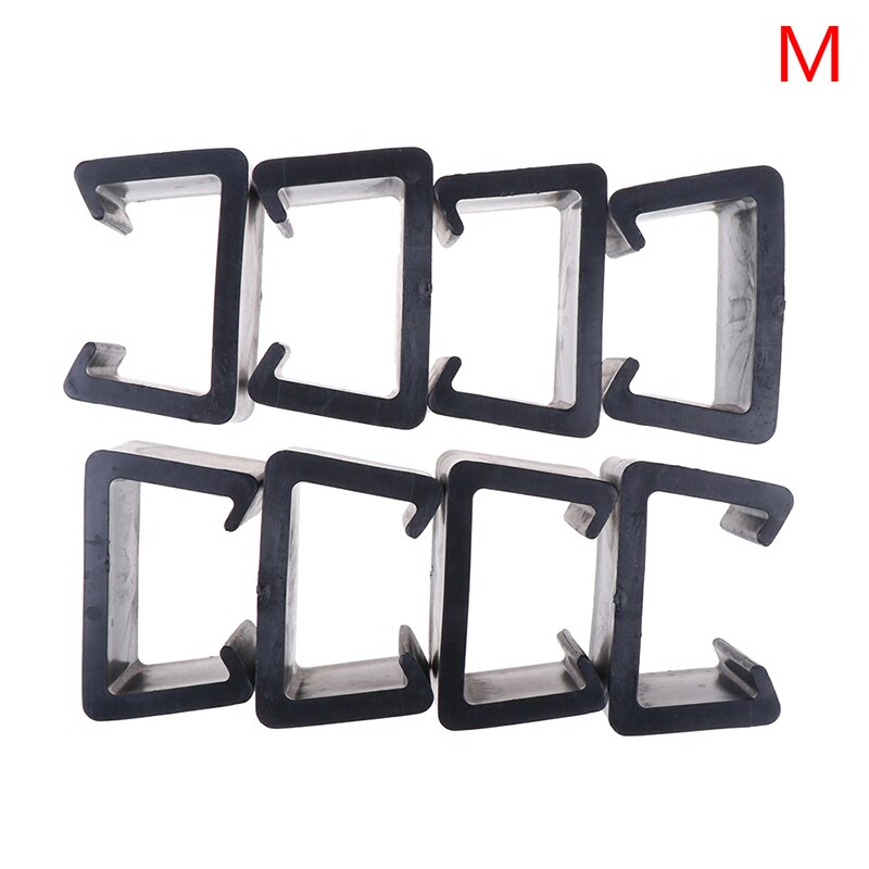8 stk rattan møbel clips rattan sektionskonnektor fastgørelsesclips sofa justering fastgørelsesanordninger clips sml størrelse